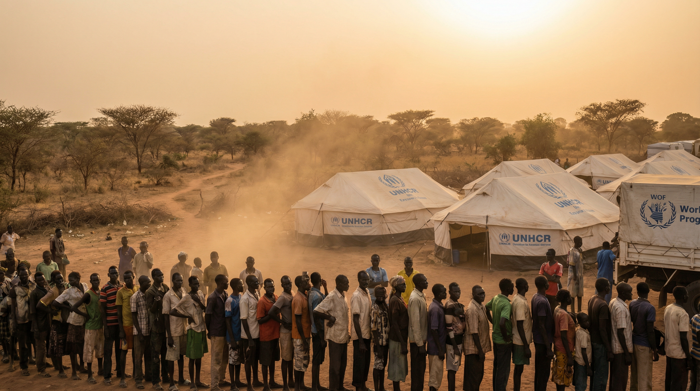Humanitarian aid distribution